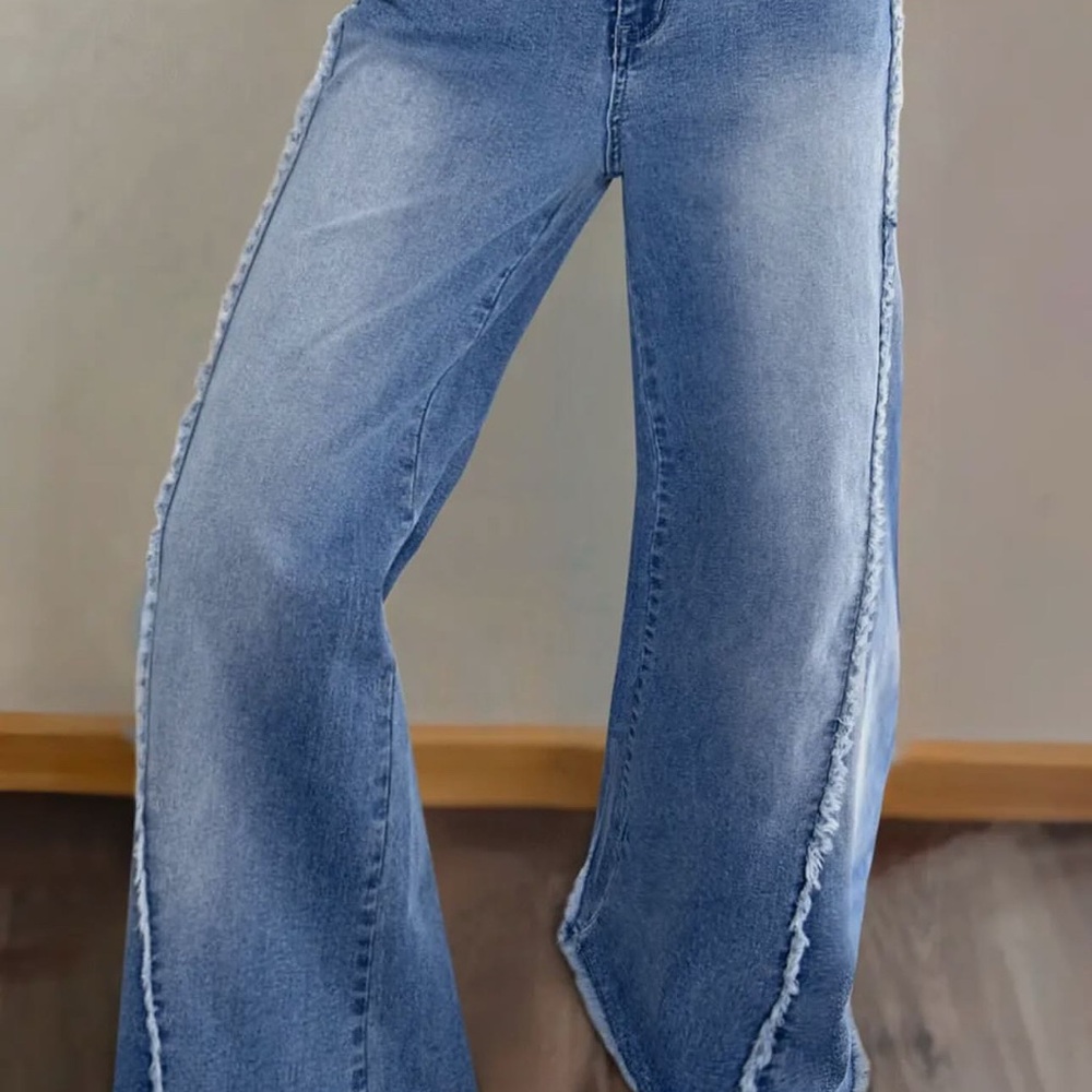 Chic Blue Flare Jeans for Women